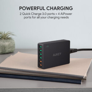 AUKEY 6-Port USB Charger